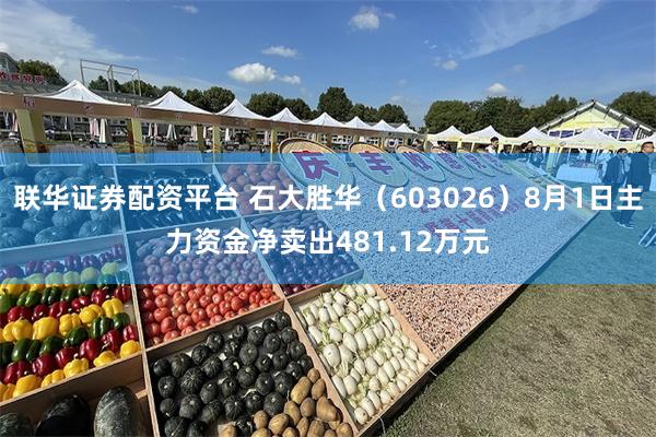 联华证券配资平台 石大胜华（603026）8月1日主力资金净卖出481.12万元