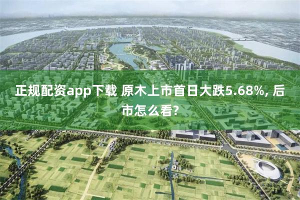 正规配资app下载 原木上市首日大跌5.68%, 后市怎么看?