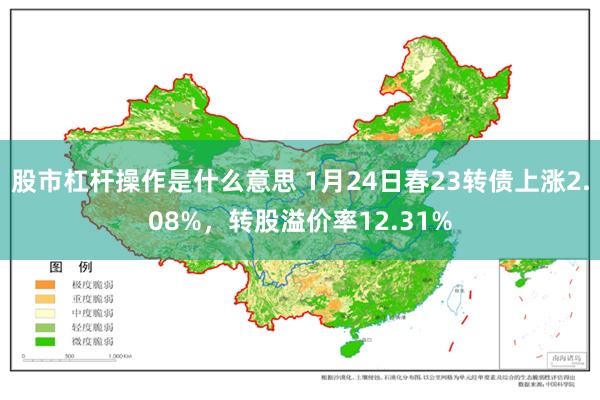 股市杠杆操作是什么意思 1月24日春23转债上涨2.08%，转股溢价率12.31%